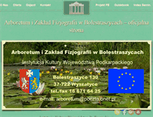 Tablet Screenshot of bolestraszyce.com